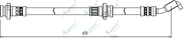 APEC BRAKING Тормозной шланг HOS4054